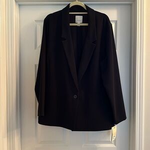 Woman’s black blazer new with tags